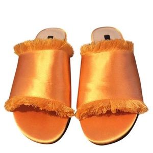 Orange MNG Fashion Slides